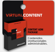 VirtualContent, contenidos institucionales administrables
