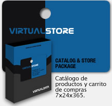 VirtualStore, catálogo de productos y carrito de compras
